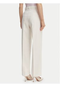 Morgan Spodnie materiałowe 242-POYA.F Écru Straight Fit. Kolor: kremowy. Materiał: syntetyk #2