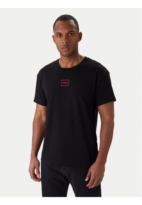 Hugo T-Shirt Laze 50525236 Czarny Regular Fit. Kolor: czarny