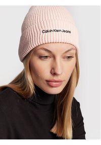 Calvin Klein Jeans Czapka Institutional K60K610119 Różowy. Kolor: różowy. Materiał: materiał, akryl #2