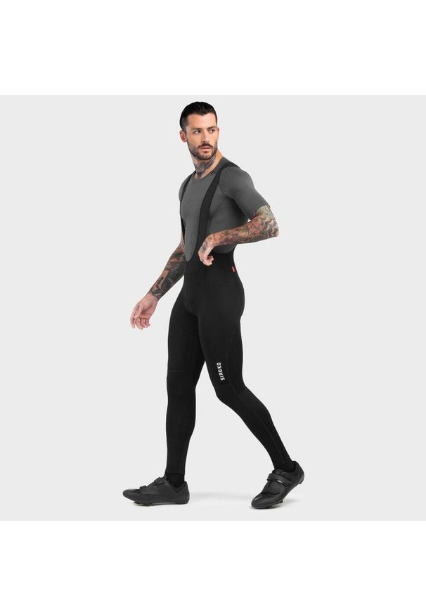 SIROKO - Męskie długie spodnie rowerowe Kolarstwo Siroko Black Sea. Kolor: czarny. Materiał: nylon. Długość: długie. Sport: kolarstwo