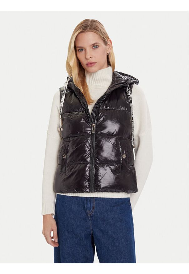 Morgan Bezrękawnik 252-GMODON Czarny Regular Fit. Kolor: czarny. Materiał: syntetyk. Długość rękawa: bez rękawów