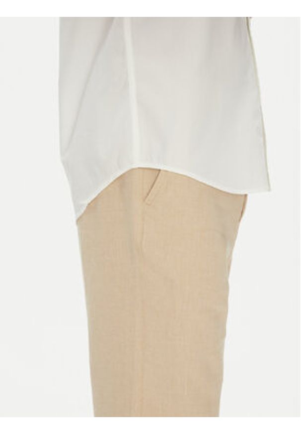 TOMMY HILFIGER - Tommy Hilfiger Koszula MW0MW37584 Biały Regular Fit. Kolor: biały. Materiał: bawełna