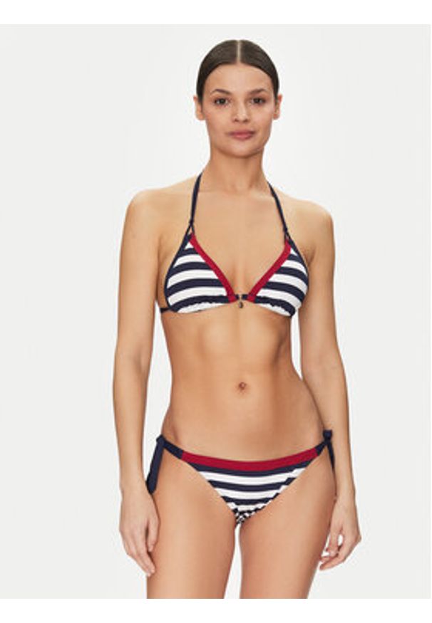 Banana Moon Dół od bikini Sadia Navy JYT06 Granatowy. Kolor: niebieski. Materiał: syntetyk