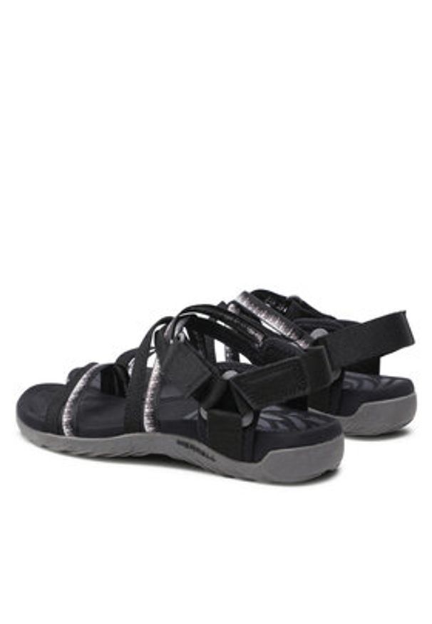 Merrell Sandały Terran 3 Cush Lattice J002712 Czarny. Kolor: czarny. Materiał: materiał