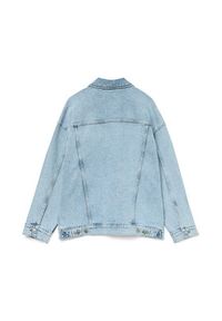Vero Moda Kurtka jeansowa Tessa 10329868 Niebieski Relaxed Fit. Kolor: niebieski. Materiał: bawełna