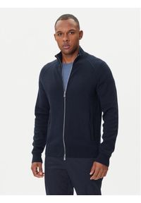 BOSS Kardigan H-Idino 50543150 Granatowy Regular Fit. Kolor: niebieski. Materiał: bawełna #1