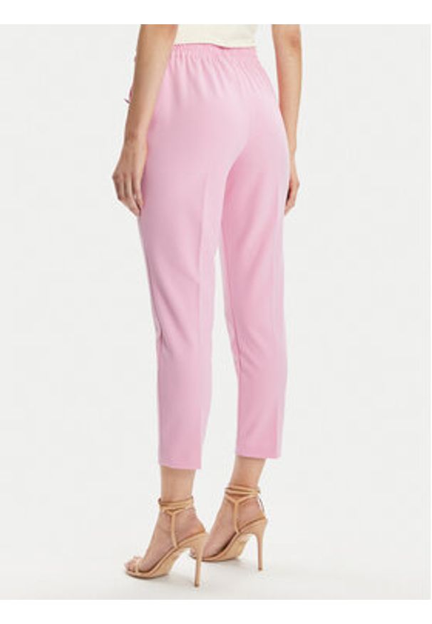 ViCOLO Spodnie materiałowe TB0113 Różowy Regular Fit. Kolor: różowy. Materiał: syntetyk