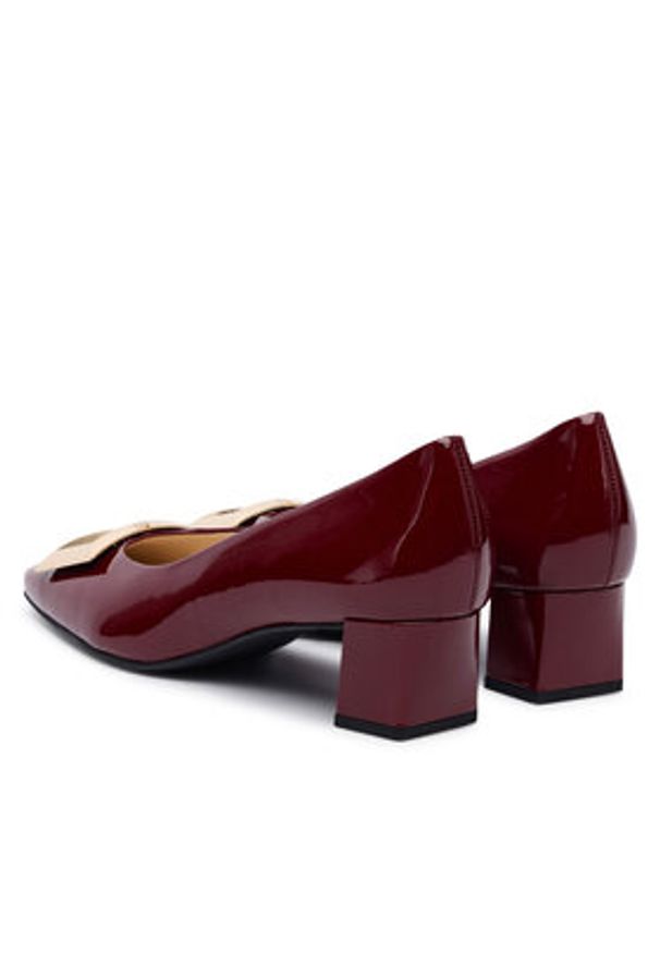 HÖGL Czółenka 0-104024-44000 Bordowy. Kolor: czerwony. Materiał: skóra