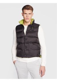 Blauer Kamizelka Sebastian BLUX03218 006365 Czarny Regular Fit. Kolor: czarny. Materiał: syntetyk