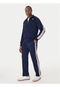 Kappa Dres 3500060 Granatowy Regular Fit. Kolor: niebieski. Materiał: syntetyk