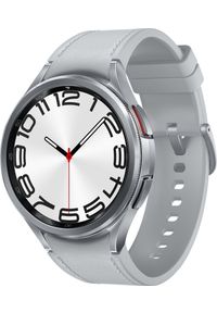 SAMSUNG - Smartwatch Samsung Galaxy Watch 6 Classic Stainless Steel 47mm LTE Szary (SM-R965FZSAEUE). Rodzaj zegarka: smartwatch. Kolor: szary