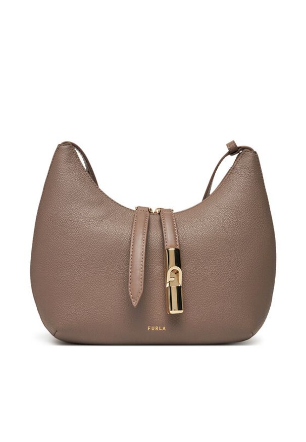 Furla Torebka WB01500 BX3353 3624S Szary. Kolor: szary. Materiał: skórzane