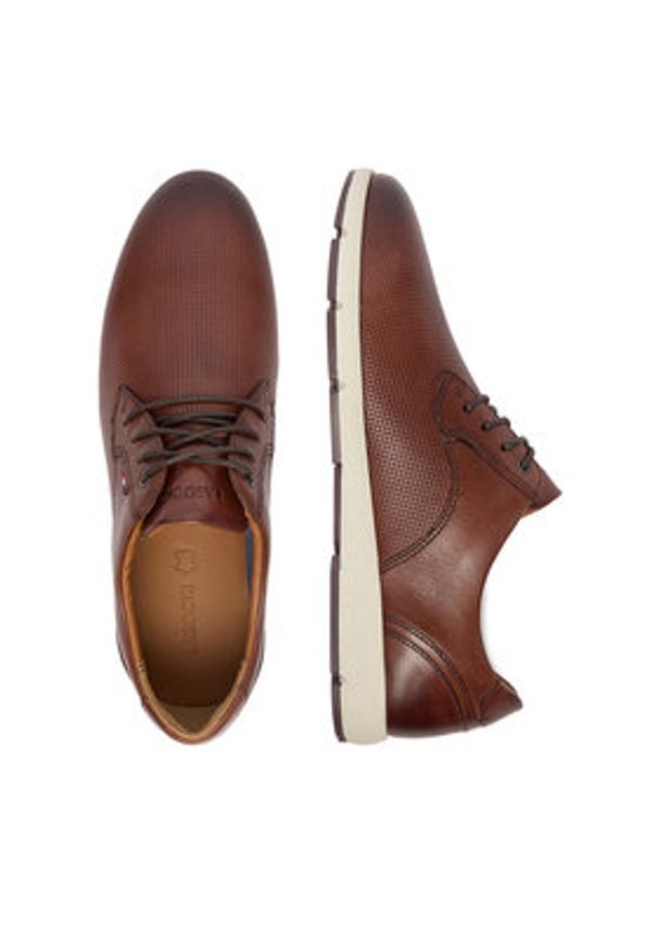 Lasocki Półbuty CEO-COMODO-02 MB Brązowy. Kolor: brązowy. Materiał: skóra