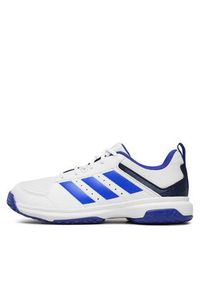 Adidas - adidas Buty halowe Ligra 7 Indoor Shoes HQ3516 Biały. Kolor: biały. Materiał: materiał