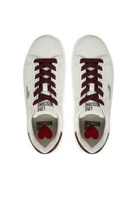 Love Moschino - LOVE MOSCHINO Sneakersy JA15315G0NIA110D Biały. Kolor: biały. Materiał: skóra #6