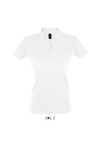 SOL'S - Damska koszulka polo Sol's Perfect. Typ kołnierza: polo. Kolor: biały #1
