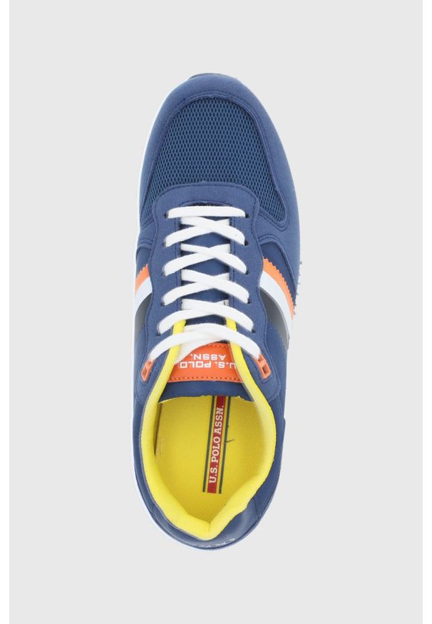 U.S. Polo Assn. buty kolor granatowy. Nosek buta: okrągły. Zapięcie: sznurówki. Kolor: niebieski. Materiał: guma