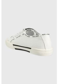 Pepe Jeans tenisówki BRADY damskie kolor biały PLS31437. Kolor: biały. Materiał: guma #2