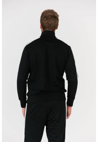 PALM ANGELS Czarna bluza męska z lampasami. Kolor: czarny. Materiał: prążkowany #4