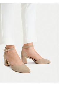 Lasocki Czółenka CEO-WB-UMI-03 Beżowy. Kolor: beżowy. Materiał: skóra, zamsz #5