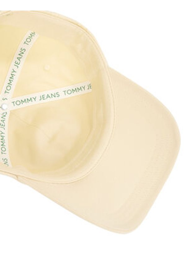 Tommy Jeans Czapka z daszkiem Tjw Heritage Core 5 Panel Cap AW0AW16991 Żółty. Kolor: żółty. Materiał: bawełna, materiał