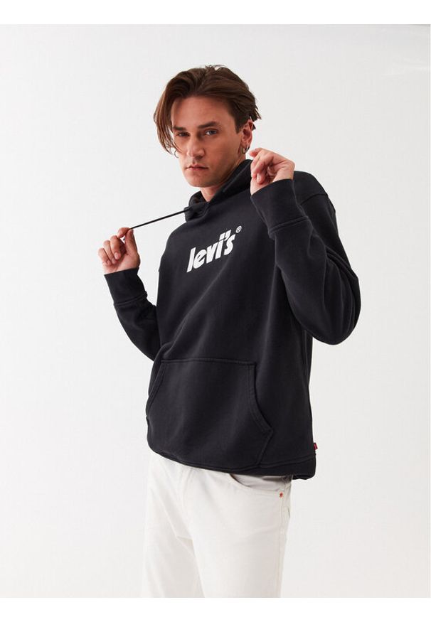 Levi's® Bluza Graphic 38479-0079 Czarny Relaxed Fit. Kolor: czarny. Materiał: bawełna