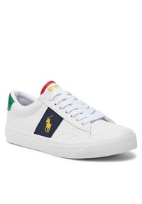 Polo Ralph Lauren Sneakersy RL00564110 J Biały. Kolor: biały. Materiał: skóra #6