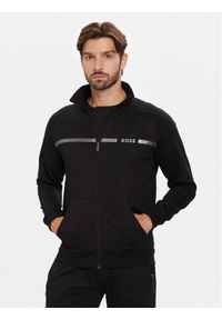 BOSS Bluza Authentic 50550561 Czarny Regular Fit. Kolor: czarny. Materiał: bawełna