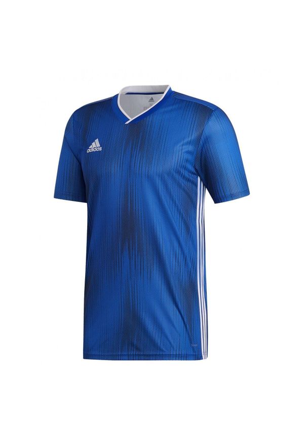 Koszulka piłkarska dla dzieci Adidas Tiro 19 Jsy. Kolor: niebieski. Materiał: jersey. Sport: piłka nożna