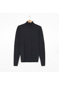House - Bawełniany sweter z golfem - Czarny. Typ kołnierza: golf. Kolor: czarny. Materiał: bawełna #1