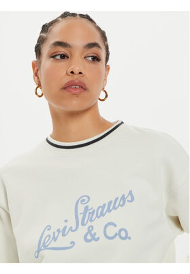 Levi's® Bluza Heritage 0002L-0001 Écru Regular Fit. Materiał: bawełna