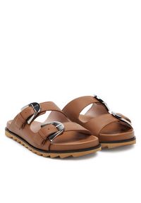 Coccinelle Klapki E4 SOF 17 02 01 Brązowy. Kolor: brązowy. Materiał: skóra #2