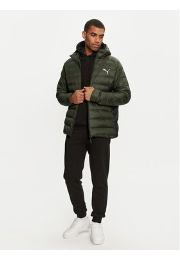 Puma Kurtka puchowa PackLITE 849355 Zielony Slim Fit. Kolor: zielony. Materiał: syntetyk