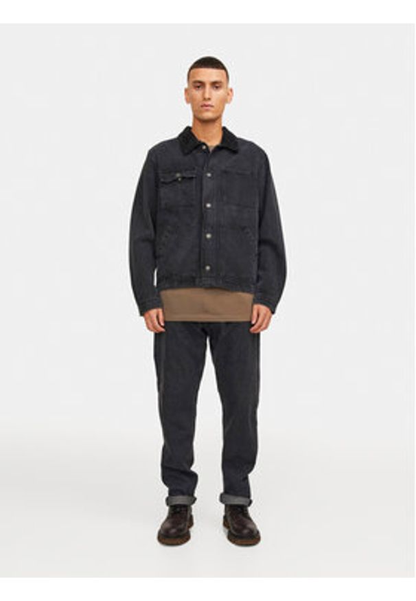Jack & Jones Jeansy Chris 12250230 Czarny Relaxed Fit. Kolor: czarny