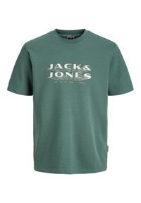 Jack & Jones T-Shirt Fusion 12289880 Zielony Regular Fit. Kolor: zielony. Materiał: bawełna #1