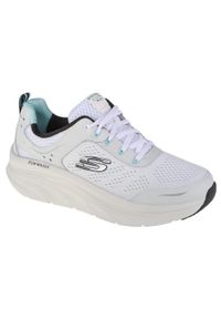 skechers - Buty sportowe Sneakersy damskie, Skechers D'Lux Walker. Kolor: biały. Sport: turystyka piesza