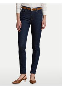 Lauren Ralph Lauren - LAUREN RALPH LAUREN Jeansy 200960600001 Granatowy Slim Fit. Kolor: niebieski #1