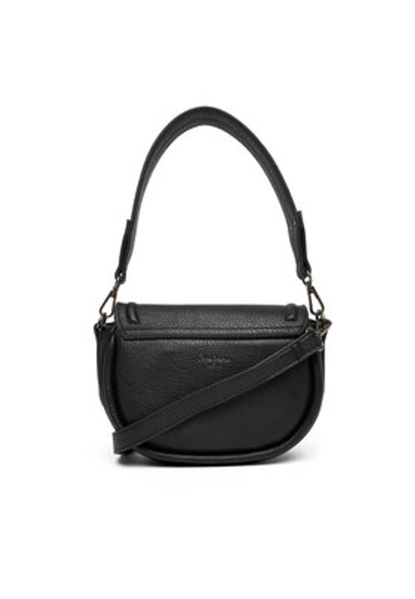 Pepe Jeans Torebka Crisha Code PL0300006 Czarny. Kolor: czarny. Materiał: skórzane