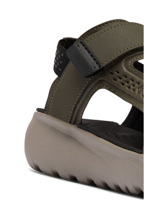 columbia - Columbia Sandały Peakfreak Roam™ Sandal 2108771 Zielony. Kolor: zielony. Materiał: skóra