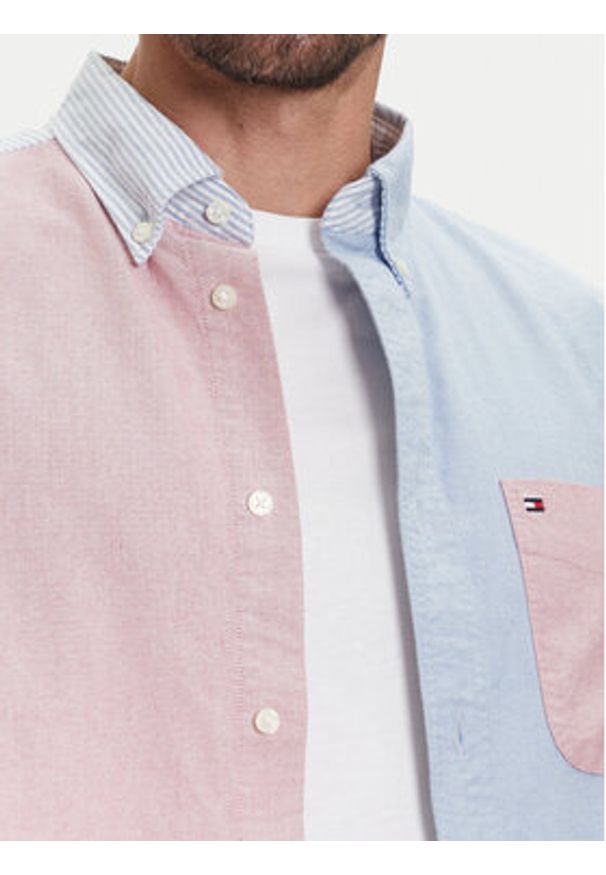 TOMMY HILFIGER - Tommy Hilfiger Koszula Amarican MW0MW40576 Kolorowy Regular Fit. Materiał: bawełna. Wzór: kolorowy