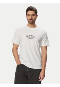 Jack & Jones T-Shirt Cassis 12295049 Biały Regular Fit. Kolor: biały. Materiał: bawełna #1