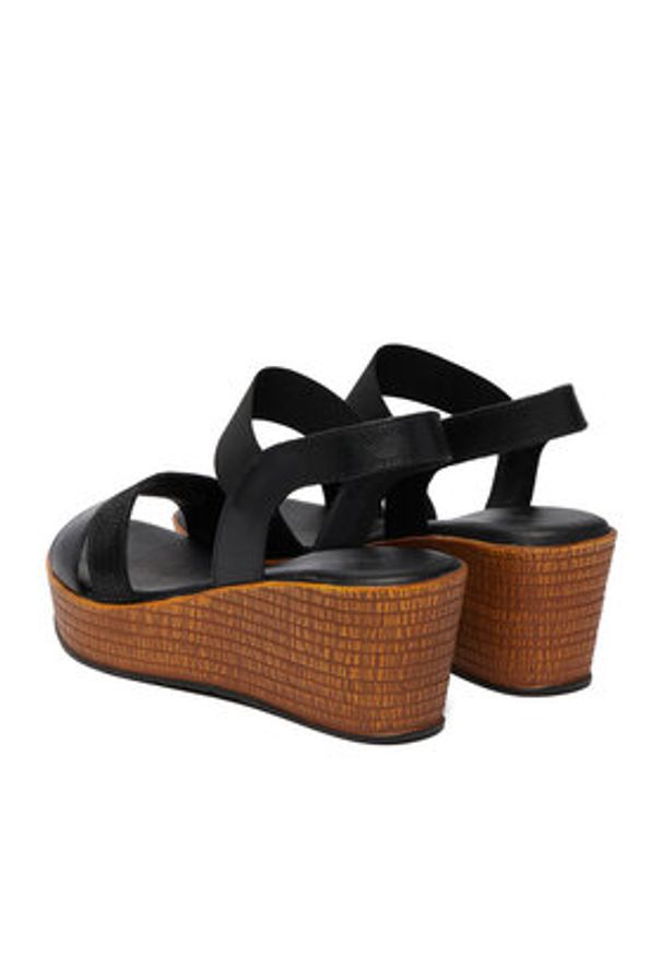 Lasocki Sandały CEO-WI16-NYASA-04 Czarny. Kolor: czarny. Materiał: skóra