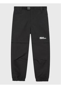 Jack Wolfskin Spodnie outdoor Active 1609761 M Czarny Regular Fit. Kolor: czarny. Materiał: syntetyk. Sport: outdoor