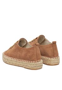 DeeZee Espadryle ZF230819 Brązowy. Kolor: brązowy. Materiał: materiał #4