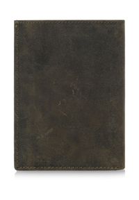Ochnik - Skórzany portfel męski khaki. Kolor: zielony. Materiał: skóra #4