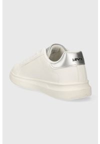 Levi's® - Levi's sneakersy ELLIS kolor biały 233415.50. Okazja: na spotkanie biznesowe. Nosek buta: okrągły. Kolor: biały. Materiał: guma #4