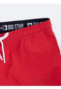 Big-Star - Szorty kąpielowe męskie czerwone Rafo 603. Kolor: czerwony. Materiał: guma. Długość: krótkie