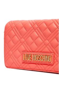 Love Moschino - LOVE MOSCHINO Torebka JC4079PP1MLA0464 Koralowy. Kolor: pomarańczowy. Materiał: skórzane #4