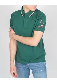 Invicta Koszulka Polo | 4452241 / U | Mężczyzna | Zielony. Okazja: na co dzień. Typ kołnierza: polo. Kolor: zielony. Materiał: bawełna. Długość rękawa: krótki rękaw. Wzór: nadruk. Styl: casual, klasyczny #4