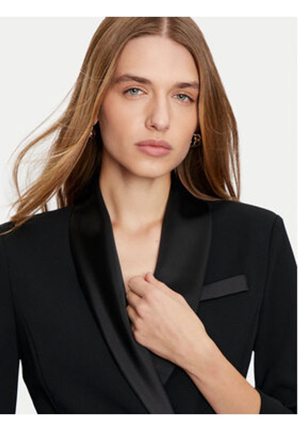 Imperial Sukienka koktajlowa AFAXIAW Czarny Slim Fit. Kolor: czarny. Materiał: syntetyk. Styl: wizytowy